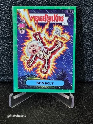 2025 TOPPS GARBAGE PAIL KIDS 40TH ANNIVERSARY BEN BOLT BOOGER GREEN 12A