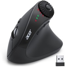 acer Ergonomic Mouse Wireless with Side Scroll Wheel, Bluetooth Mouse for Lap...