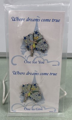Disney Tinker Bell Pixie Dust Pins Where Dreams Come True Cast Exclusive New