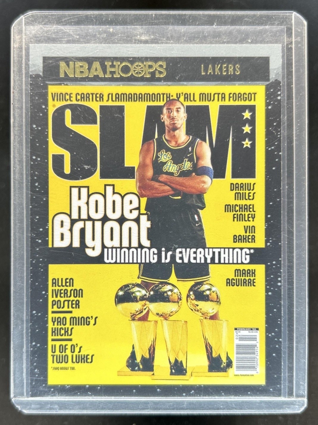 2020-21 Panini Hoops Winter Kobe Bryant Slam #19 Lakers