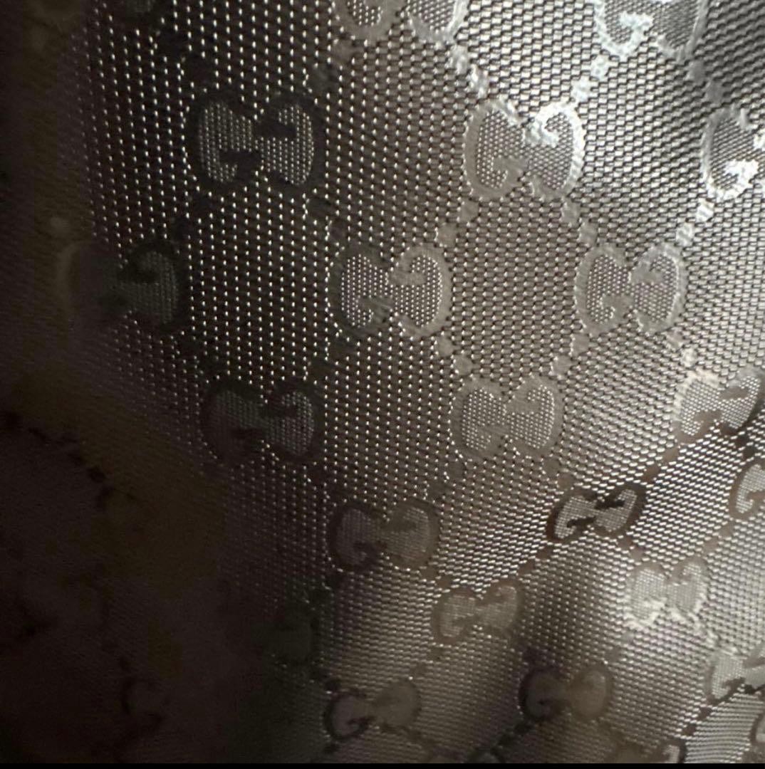 GUCCI 211120 213048 GG Pattern Tote Bag PVC Leather Brown Vintage From Japan thumbnail 18