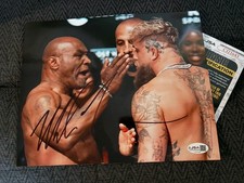 Boxer Mike Tyson Signed 8 X 10 Photo JSA Authentication COA Jake Paul