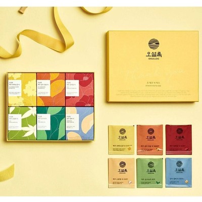 OSULLOC Jeju O Thank You Tea Gift Box 30 Bags 6 Flavors Korean Premium Tea / NEW