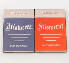 Aristocrat Classic Blue & Red Playing Card Deck Set Dan & Dave Art of Play New