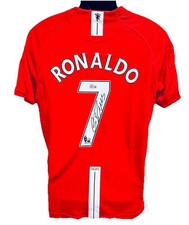 Cristiano Ronaldo Signed Manchester United 2007/08 Jersey Beckett