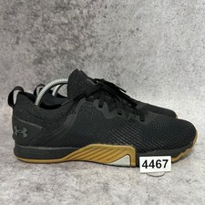Under Armour TriBase Reign 3 Mens 8.5 Black Gum Training Shoes 3023698-001
