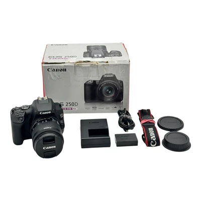 Canon EOS 250D EF-S 18-55mm IS STM Kit  4000 Ausl. Hervorragend MwSt. ausweisbar - Bild 1 von 4