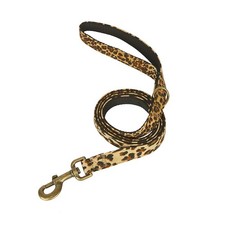 5 FT Black Soft Corduroy Fabric Dog Leash with Heavy Duty Rotating Hook Medium