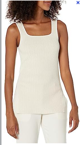 Club Monaco Cream Knit Tank Top-NWT size small