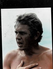 SUPER RARE!! 8X10 VINTAGE HANDSOME SEXY STEVE MCQUEEN MOVIE SCENE PHOTO!!