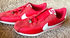 Nike Sneakers Nike Cortez VD Shoes Red Hearts Big Kids Girls 4Y 4 Youth NEW $75