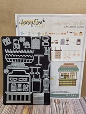Honey Bee Stamps LOVELY LAYERS: COFFEE BAR Stand Alone Dies TABLE CHAIR CAFE