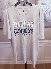 Dallas Cowboys Authentic NFL Football Shirt Gray XL