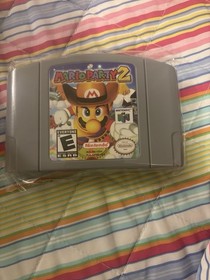 AUTHENTIC Vtg ORIGINAL N64 Nintendo 64 MARIO PARTY 2 Cartridge TESTED Game OEM