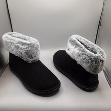 Skechers Cozy Campfire Meant To Be Slippers Boots Women's 5.5M Black