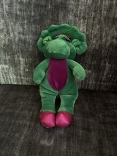 Vintage 1993 Baby Bop Plush 14  Barney  Friends Dinosaur Stuffed Animal