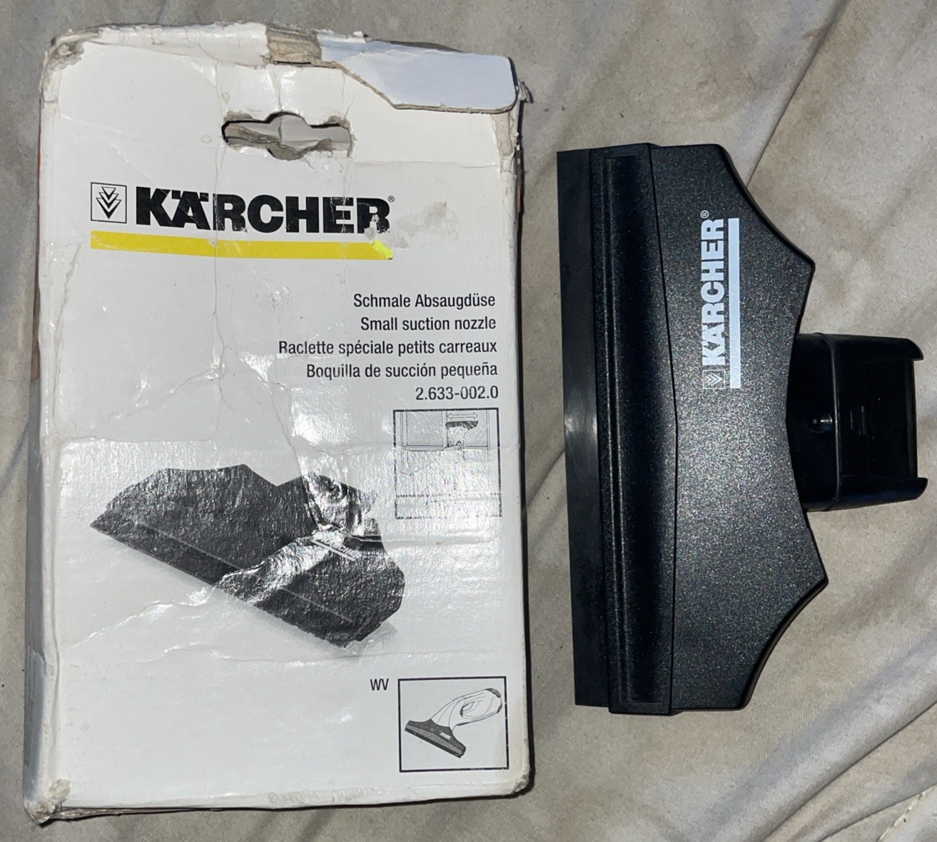 Karcher 2.633-002.0 WV50/WV60/WV70/WV75 Narrow Vac Nozzle - NEW SEE DESCRIPTION