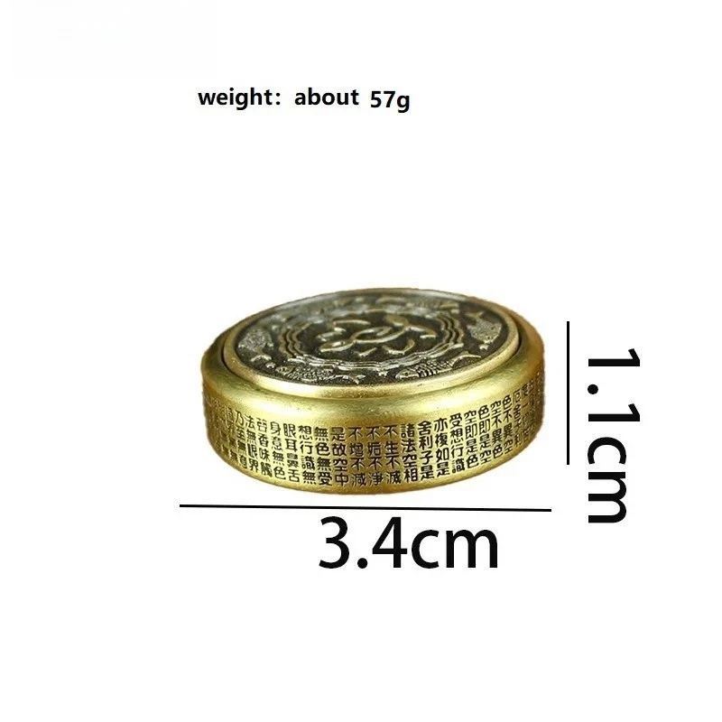 Juguetes hilanderos inquietos Buda de 3,4 cm alivio del estrés juguetes inquietos de metal para adultos manualidades Foto 3 de 4