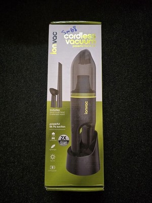 Ionvac- Portable & Cordless Hand Vacuum- Black ***