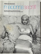 madonna secret sheet music