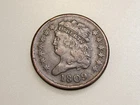 Photo of a 1809-P Half Cent from an eBay sale