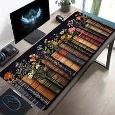 1pc Large-sized Esports Gaming Mouse Pad with a Combination Pattern of Old Boo