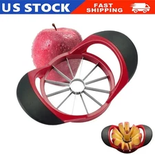 12-Blade Apple Slicer Stainless Steel Ultra-Sharp Apple Corer New
