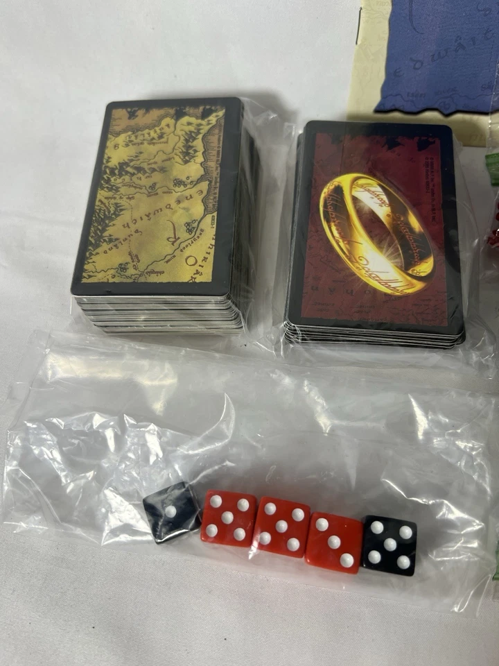 Lord of the Rings Risk Trilogy Edition Replacement Army 4 Colors, Dice & Cards! - Image 4 of 4