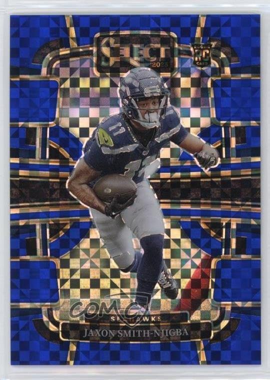 2023 Panini Select Concourse Blue Prizm 25/199 Jaxon Smith-Njigba Rookie RC 16wc