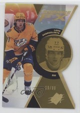 2023-24 SPx Radiance F/X Rookies Gold 19/99 Luke Evangelista #RFX-90 Rookie RC