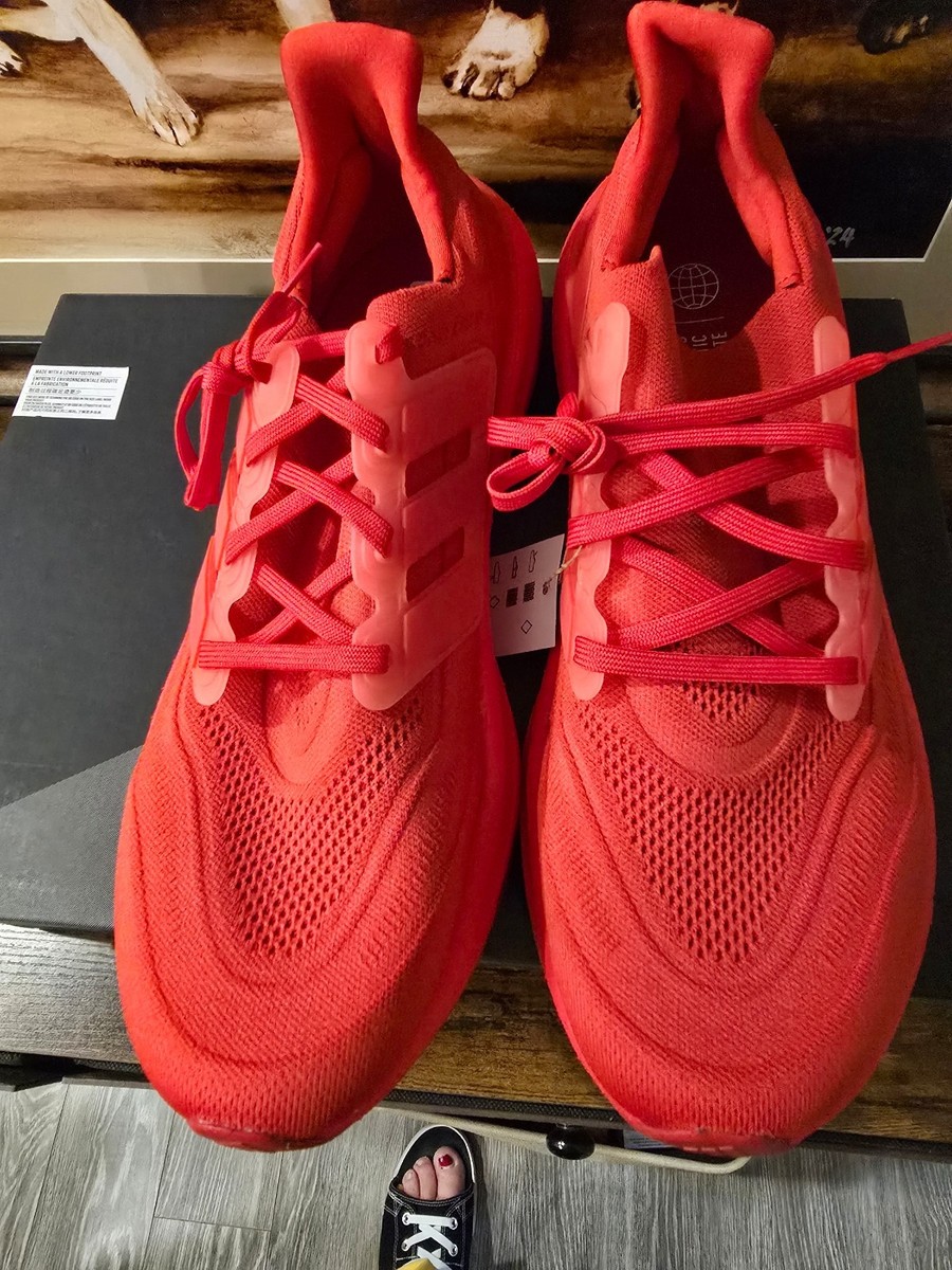 Size 12 - adidas UltraBoost Light Scarlet for sale online | eBay