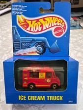 Camión de helados Hot Wheels sin logotipo de Pepsi - Caja internacional 1994 ¡RARO!