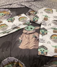 Star Wars The Mandalorian The Child 4 Piece Twin Bed Set-Baby Yoda