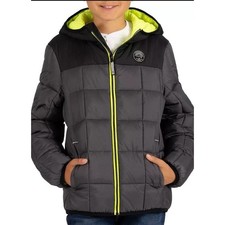 GERRY ' BOYS TORQUE PUFFER JACKET ' GRAY/BLACK ' SIZE EXTRA SMALL '