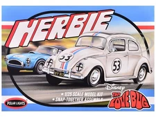 SKILL 2 SNAP MODEL KIT VOLKSWAGEN BEETLE "HERBIE" 1/25 BY POLAR LIGHTS POL1005