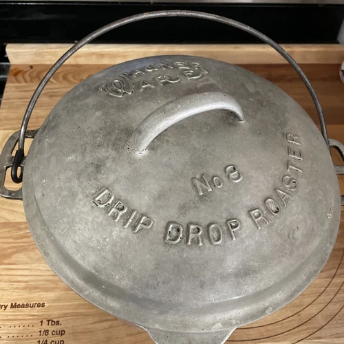 Vintage Wagner Ware No.8 248 Round Drip Drop Roaster