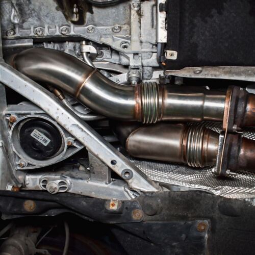 DIRENZA 3" AUSPUFF SPORT KAT DOWNPIPES FÜR BMW M2 COMPETITION / CS F87 18-21 - Bild 5 von 12