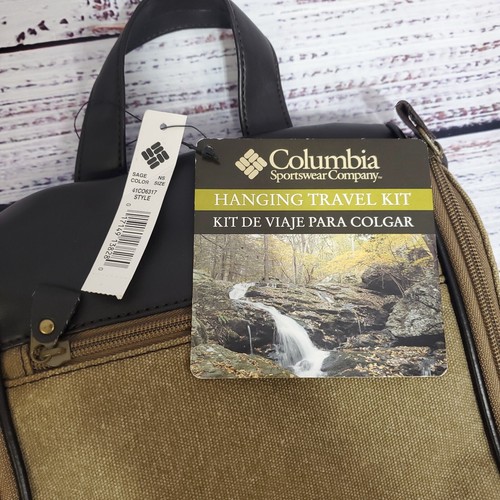 Kit de viaje colgante Columbia bolsa beige ducha de afeitar - Imagen 4 de 5