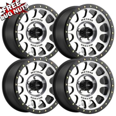 Set-4) Method MR305 NV 17x8.5 6x139.7/6x5.5 0mm Wheels Rims 17