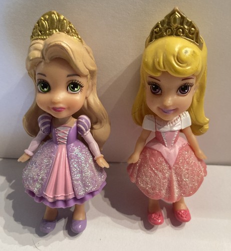 My First Disney Princess Mini Toddler Dolls Rapunzel & Cinderella Lot Of 2 - Picture 9 of 9