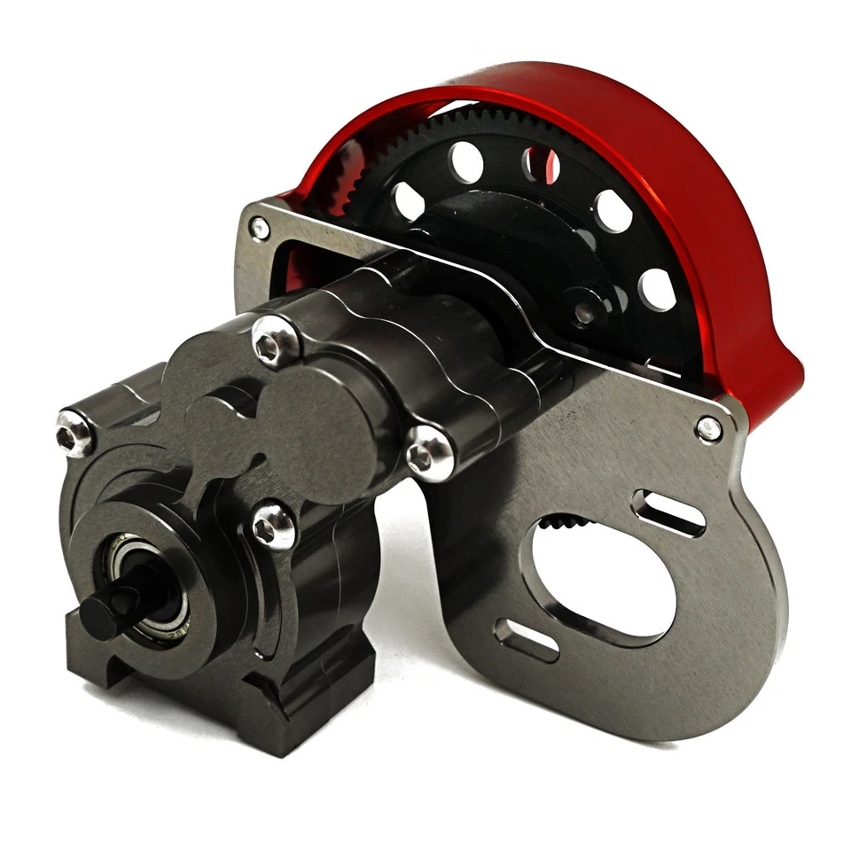 Metall Motorgetriebe&Staubschutz Getriebe Gearbox für SCX10 D90 1/10 RC Crawler - Bild 4 von 4