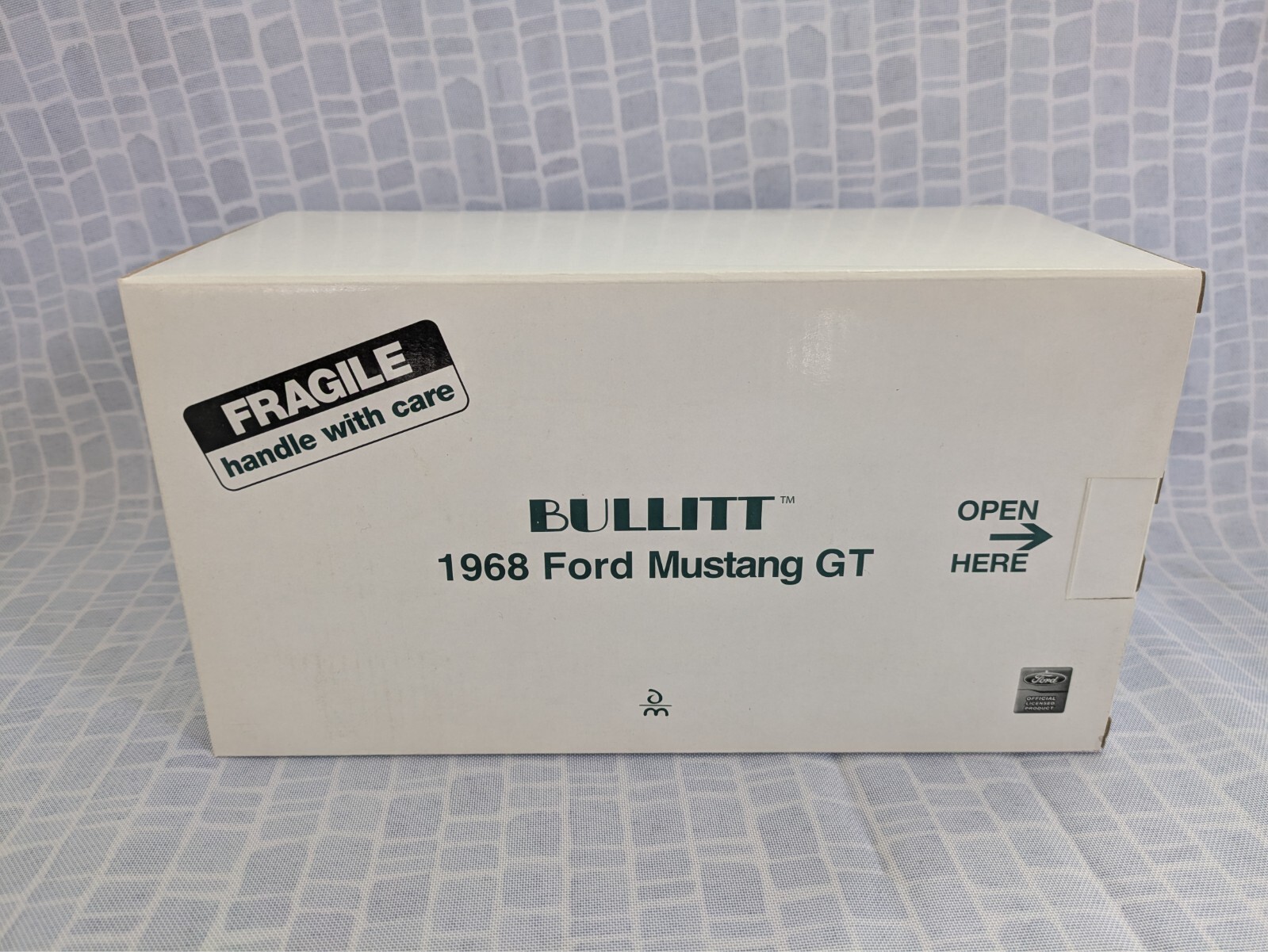 1968 Bullitt Ford Mustang, Danbury Mint, 1:24 Scale Die Cast Model
