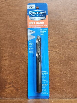 Century Drill & Tool 74128 Left Hand Stub Drill Bit, 7/16-inch NEW