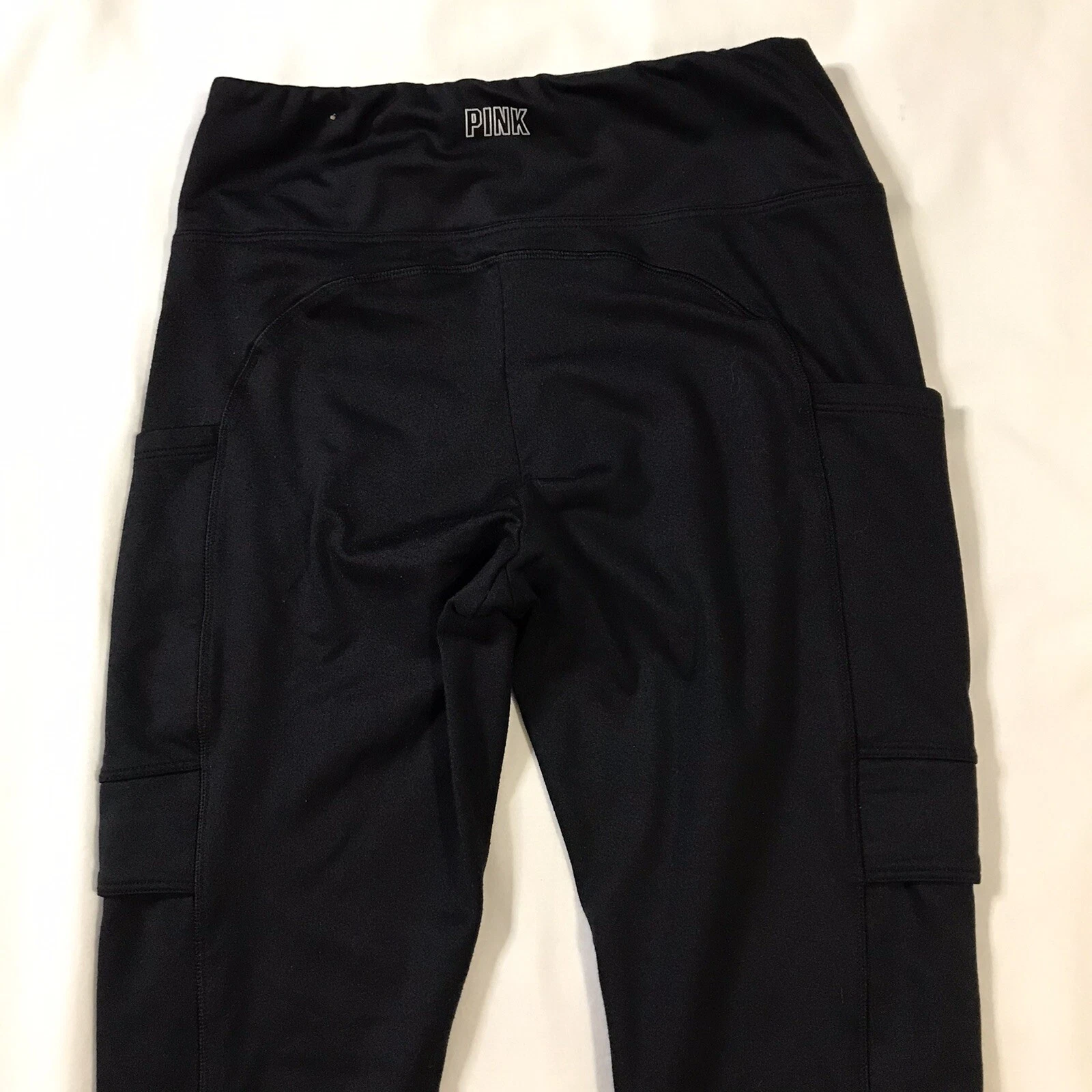 yogalicious media pocket mesh side leggings