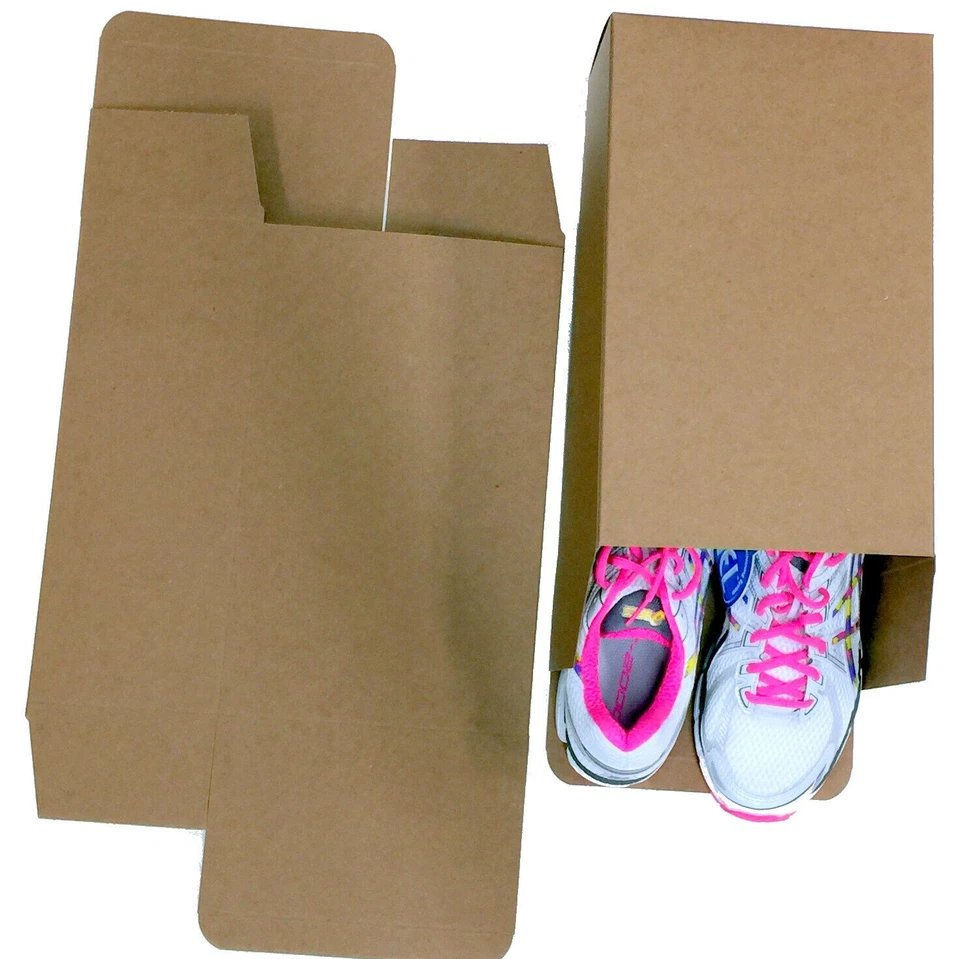 13 X 8 X 5 50 Large Generic Shoe Boxes Lightweight Reverse Tuck 13X8X5 - Image 4 of 4