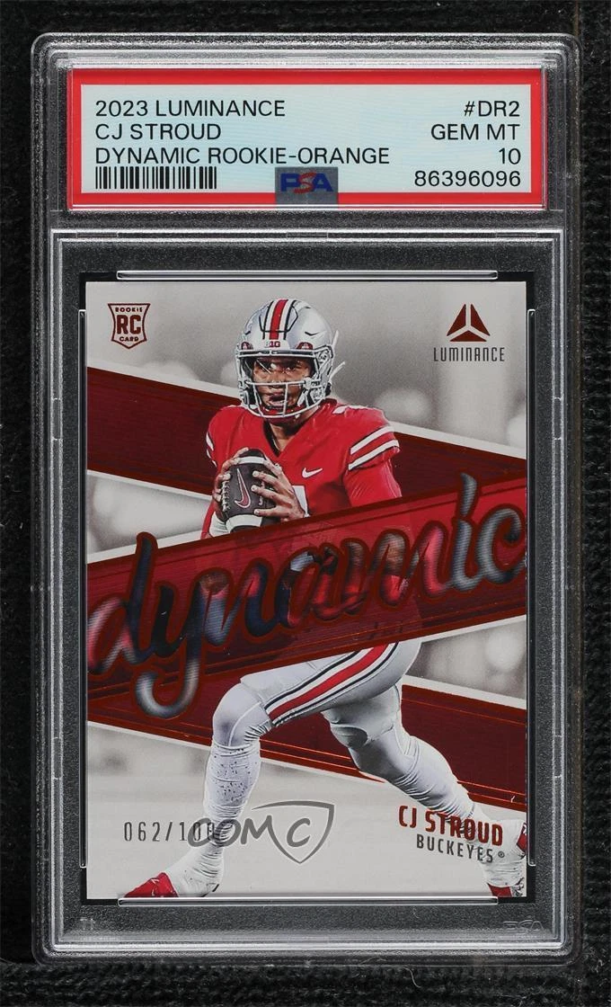 CJ Stroud Panini Luminance Dynamic Rookies #DR2 Orange