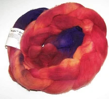 100gm KOIGU BRAIDED ROVING 100% Handpainted Targee Wool #5