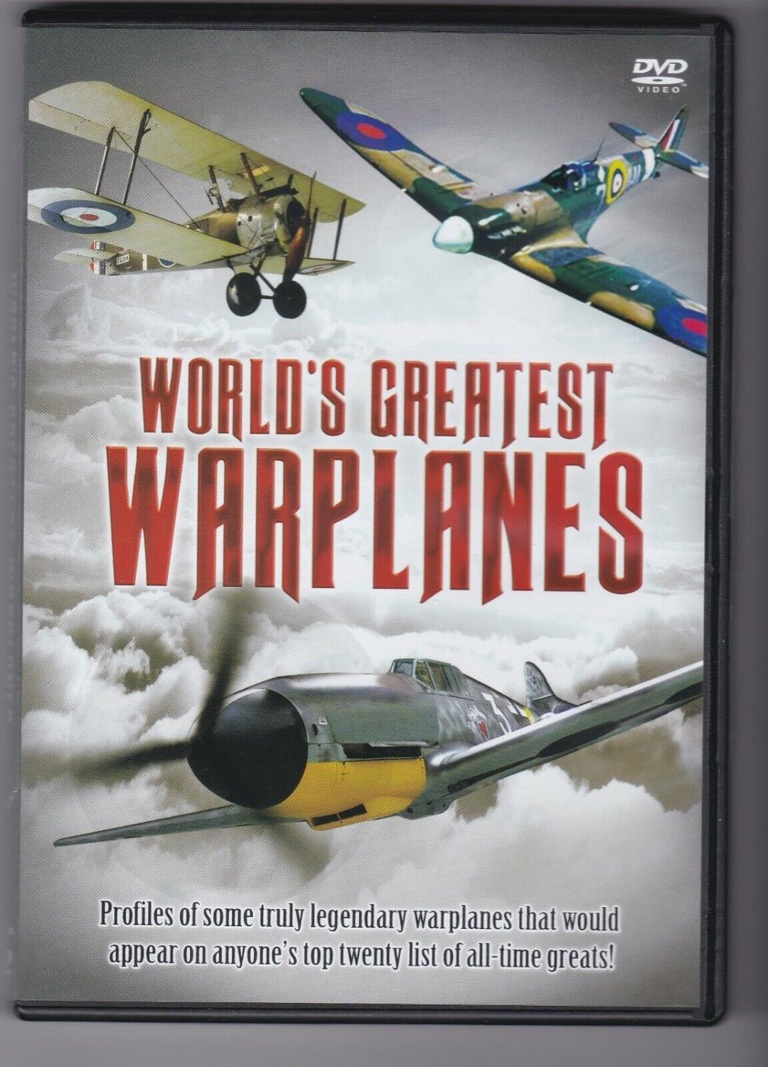 World's Greatest Warplanes DVD (2016) FREE SHIPPING