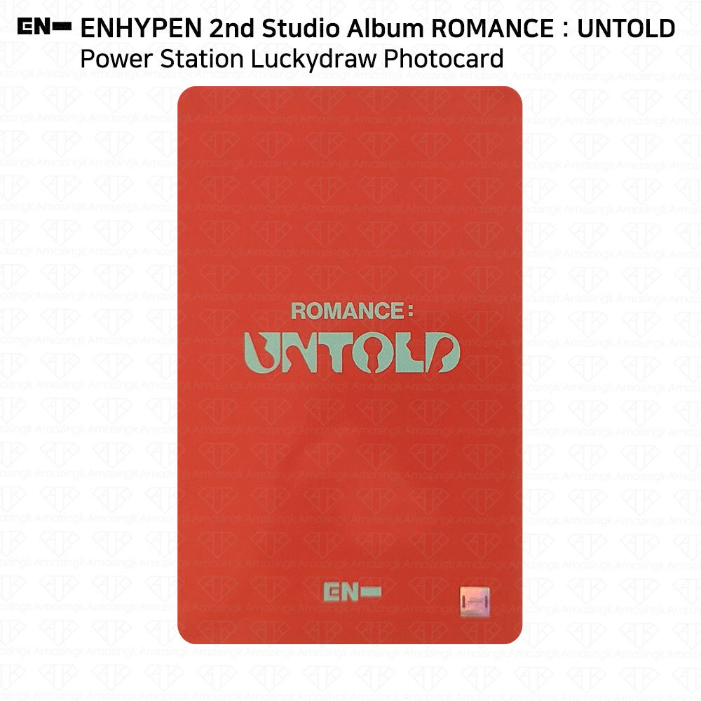 【直筆サイン】　ENHYPEN 2nd Studio Album Romance Enhypen 2nd Studio Album ROMANCE:UNTOLD Engene Ver Photocard
