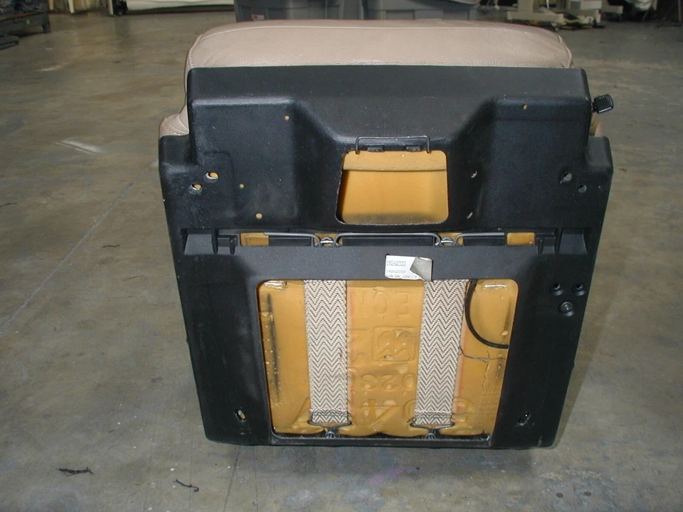 para 1994-1996 CHEVY CORVETTE C4 PADRÃO S.PAR DE CAPAS DE ASSENTO DE COURO PRETO/CINZA - Imagem 4 de 4